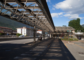  View to the bus station.