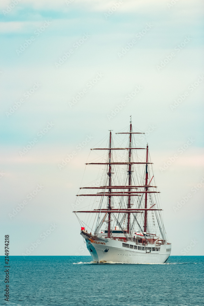 Canvas Prints Three mast sailing ship