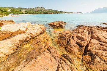 red rocks and Porto Istana