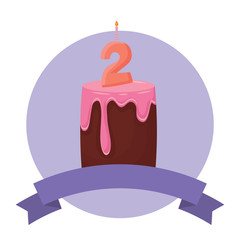 Birthday cake icon