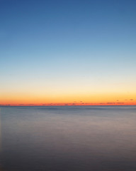 Fototapeta na wymiar sunset on the sea