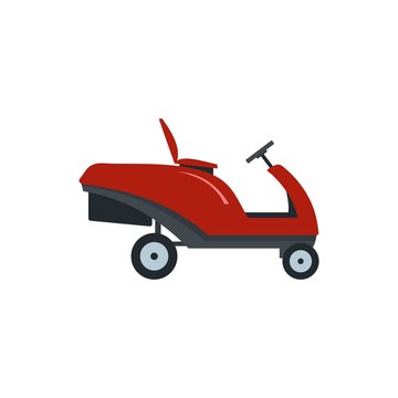 recommend clip art: Grass cutter machine icon. Flat illustration of grass cutter machine vector icon for web isolated on white