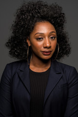 Obraz premium Young African American Woman