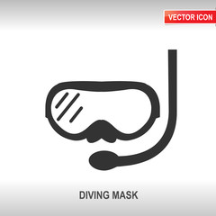 diving mask vector icon