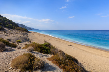 Gialos beach. Lefkada, Greece