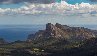 The beautiful rugged shoreline of Mallorca island is something worth hiking.