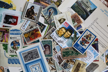 Postage stamps old lot