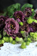 beautiful Eustoma flowers, Lisianthus, tulip gentian, eustomas.