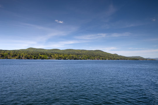 A clear day on Lake George