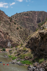 Kayaking on Arkansas River