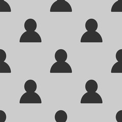 user icon vector seamless pattern