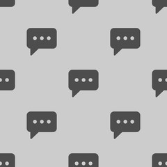 chat icon vector seamless pattern