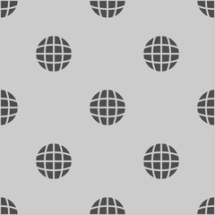 globe icon vector seamless pattern