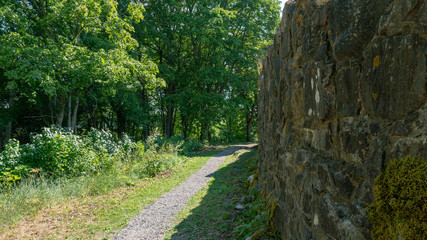 Kuusisto castle ruins in Kaarina, Finland.