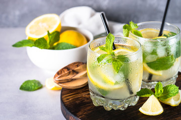 Lemonade summer cold drink.
