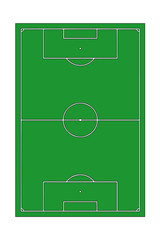 football field. vector illustration