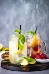 Lemonade summer cold drink.