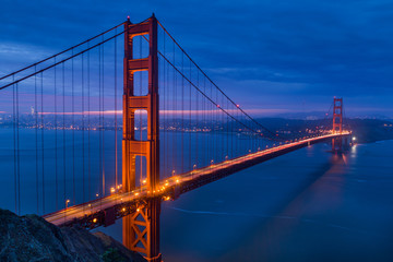 Sunrise at Golden Gate Bridge