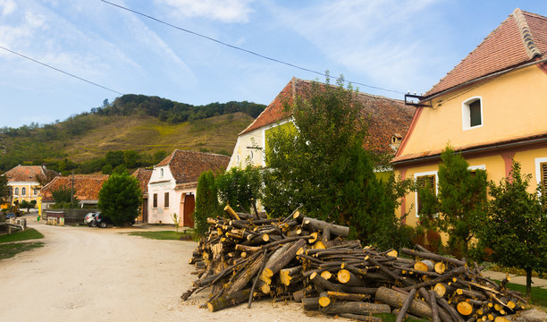 Village In Transylvania, Romania