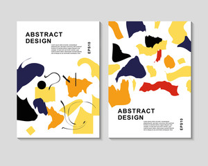 The abstract colorful background