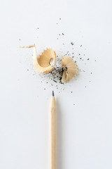 Sharpening wooden pencils