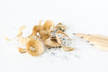 Sharpening wooden pencils