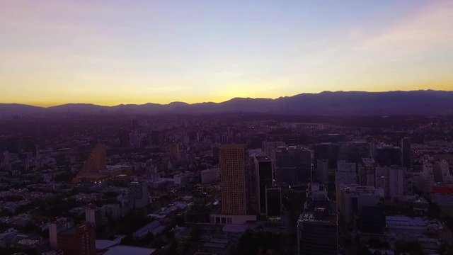 Aerial view in Mexico City