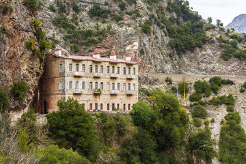 Fototapeta premium Proussos monastery near Karpenisi town in Evrytania - Greece
