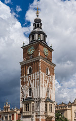 Fototapeta na wymiar Krakau – Rathausturm