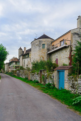 Fototapeta na wymiar Old houses, Noyers-sur-Serein
