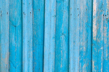 The surface of the blue fence for the background