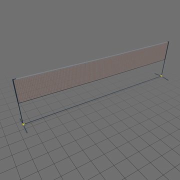 Badminton net