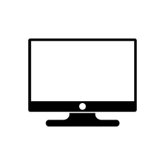 Monitor icon, vector