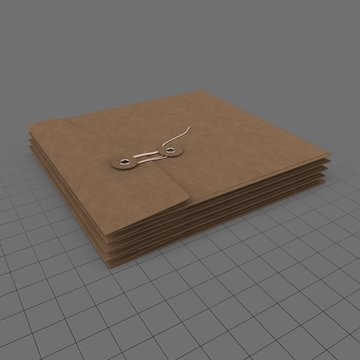 Stack of tied envelopes