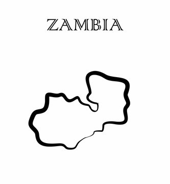the Zambia map