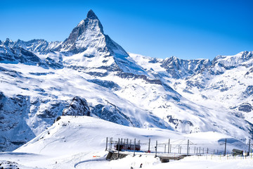 Matterhorn, Gornergrat, Zermatt, Schweiz 