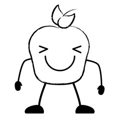 Kawaii apple icon