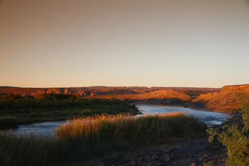 Sonnenaufgang am Orange River