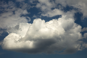 Wight clouds in blue sky