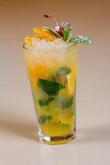Mojito with orange