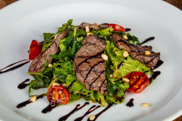 Tasty stake salad