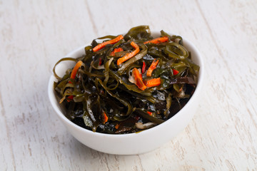 Delicious algae salad