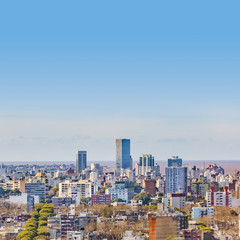 Fototapeta na wymiar Montevideo Cityscape Aerial View