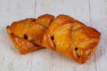 Delicious puff pastry