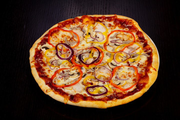 Delicious BBQ pizza