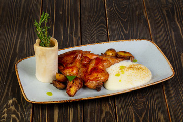 Roasted chicken with rosemary