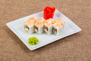 Roll with prawn