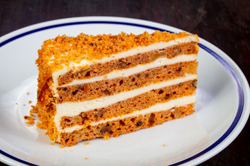 Sweet carrot cake