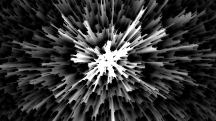 Obraz premium Background 005 - Black and White Wave