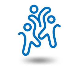 People Line sport and health Logo